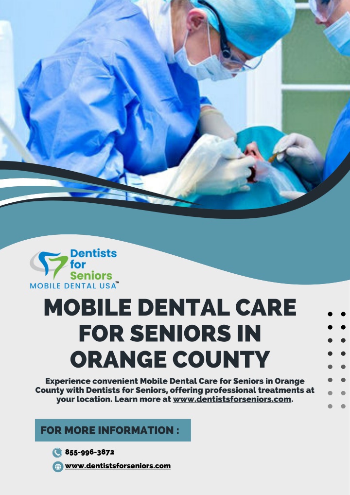 mobile dental care for seniors in orange county