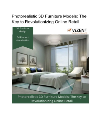 Photorealistic 3D Furniture Models_ The Key to Revolutionizing Online Retail__ OFf-site Vizent Kriti