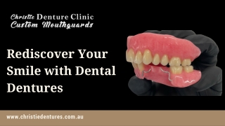 Rediscover Your Smile with Dental Dentures