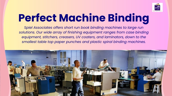 perfect machine binding spiel associates offers