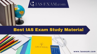 Elevate Your IAS Preparation with the Best Study Material