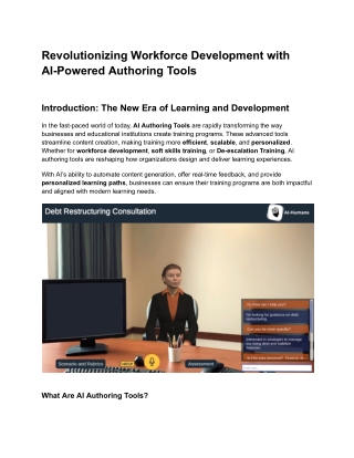 revolutionizing workforce development with