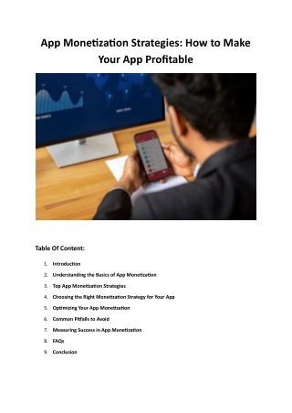 App Monetization Strategies How to Make Your App Profitable