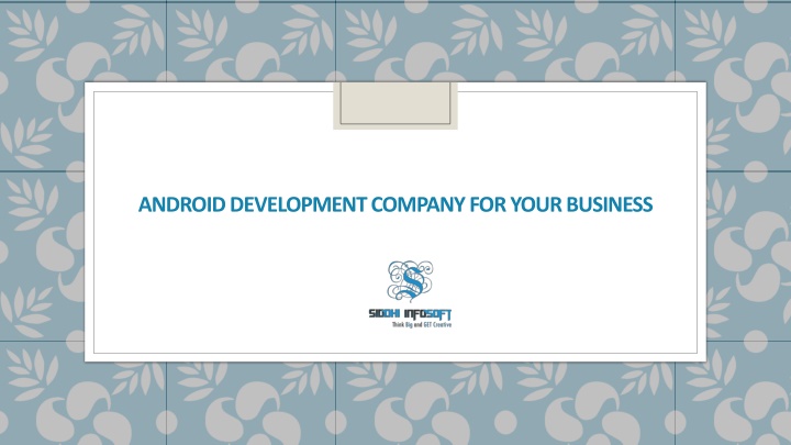 android development company for your business