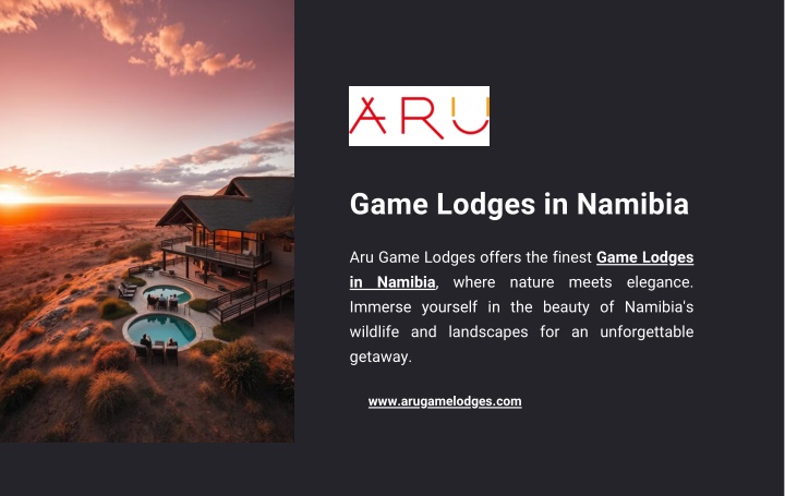 game lodges in namibia aru game lodges offers