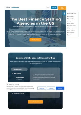 Finance Staffing Firms