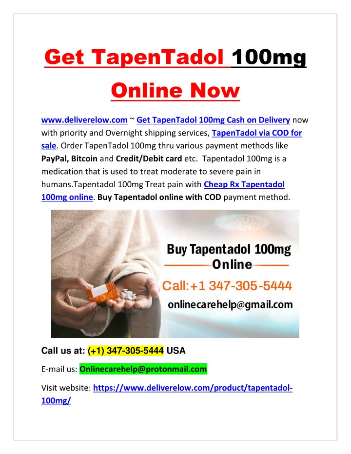 get tapentadol 100mg online now