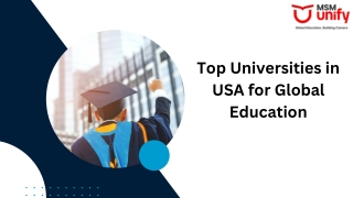 Studying at Top Universities in USA