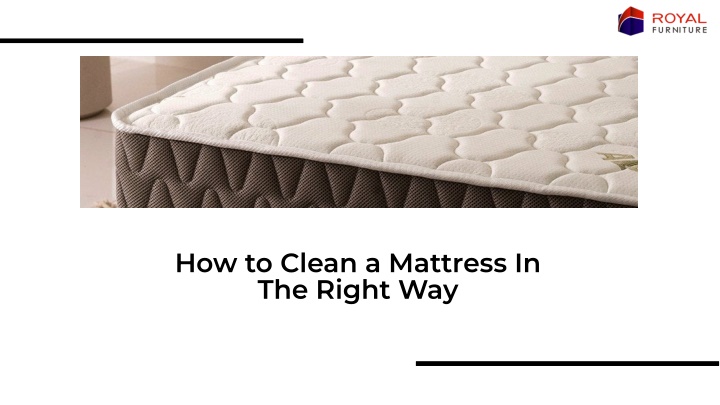 how to clean a mattress in the right way