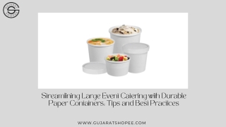 streamlining large event catering with durable