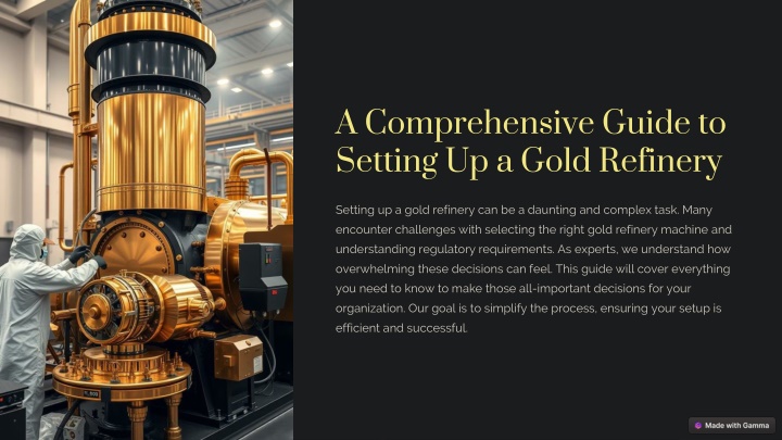 a comprehensive guide to setting up a gold