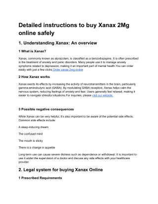 buy Xanax 2Mg online