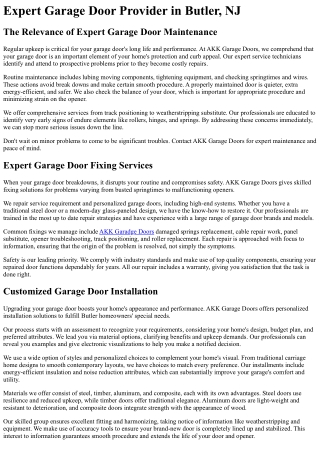 AKK Garage Doors