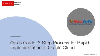 quick guide 3 step process for rapid implementation of oracle cloud