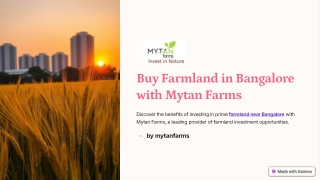 Buy-Farmland-in-Bangalore-with-Mytan-Farms