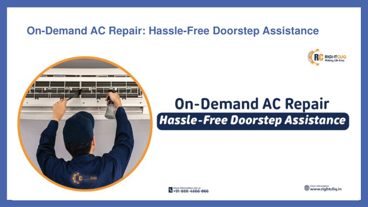 on demand ac repair hassle free doorstep assistance