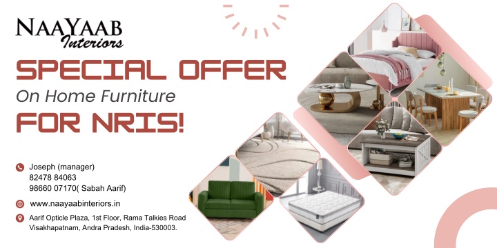 special offer on home furniture for nris