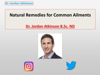 Natural Remedies for Common Ailments