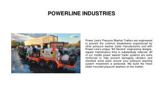 23HP Power Wash Trailers with Soft Wash Detergent - Pressure Wash Trailers