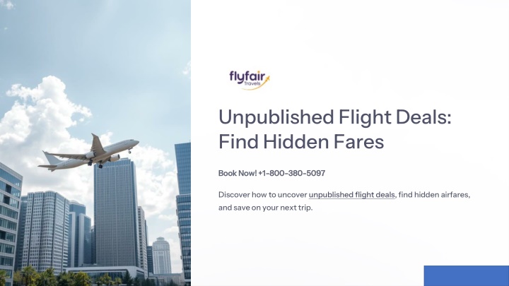 unpublished flight deals find hidden fares