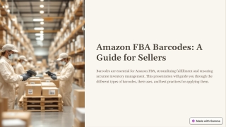 Amazon FBA Barcodes: A Guide for Sellers