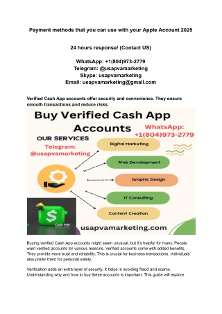 payment methods that you can use with your apple