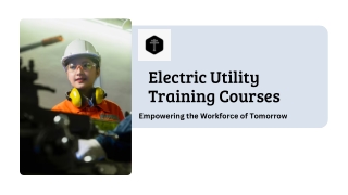 Comprehensive Electric Utility Training by Three Phase Training