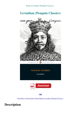 Books Leviathan (Penguin Classics)