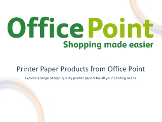 printer paper products from office point