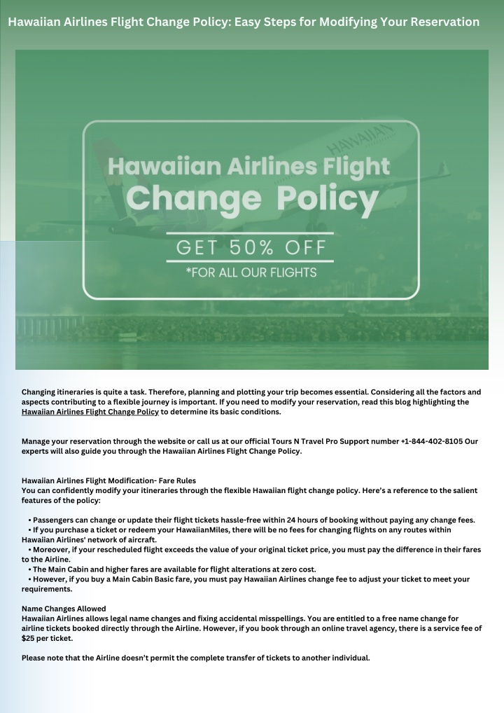 hawaiian airlines flight change policy easy steps