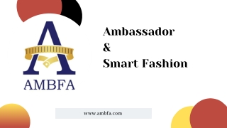 ambassador smart fashion