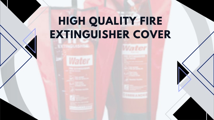 high quality fire extinguisher cover