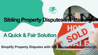 sibling property disputes in pittsburgh