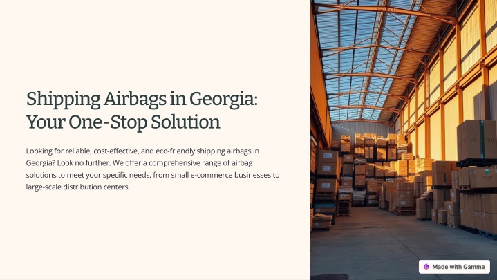 shipping airbags in georgia your one stop solution