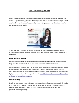 Digital Marketing Services In Pakistan 2