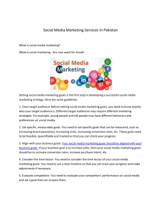 Social Media Marketing Services In Pakistan 4