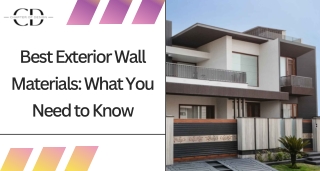 Best Exterior Wall Materials What You Need to Know