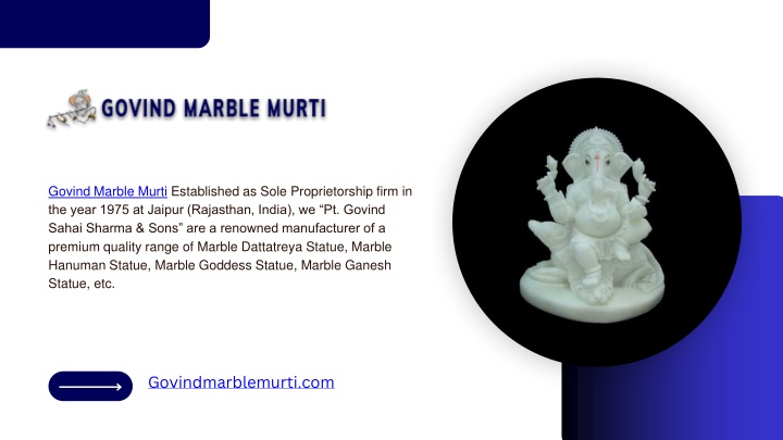 govind marble murti established as sole