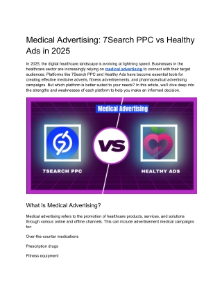 Medical Advertising_ 7Search PPC vs Healthy Ads in 2025