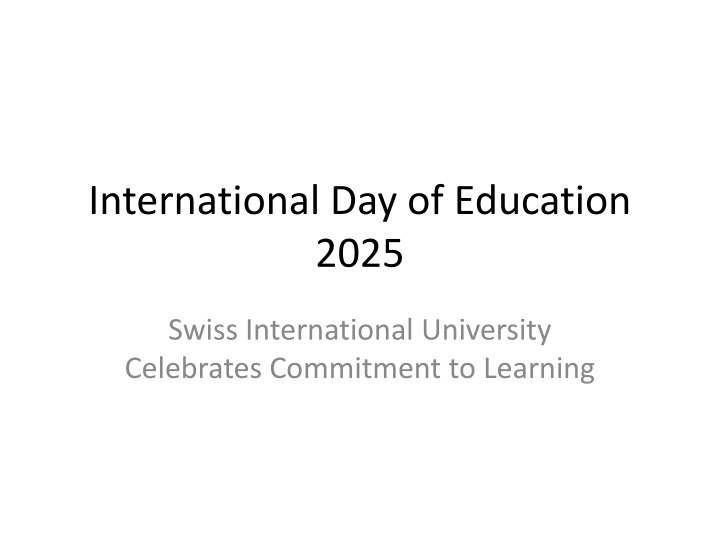 international day of education 2025