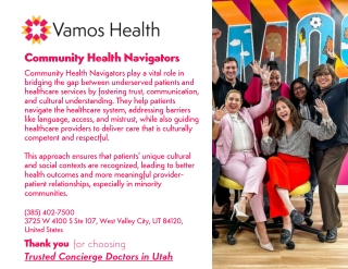 Community Health Navigators - Vamos Health