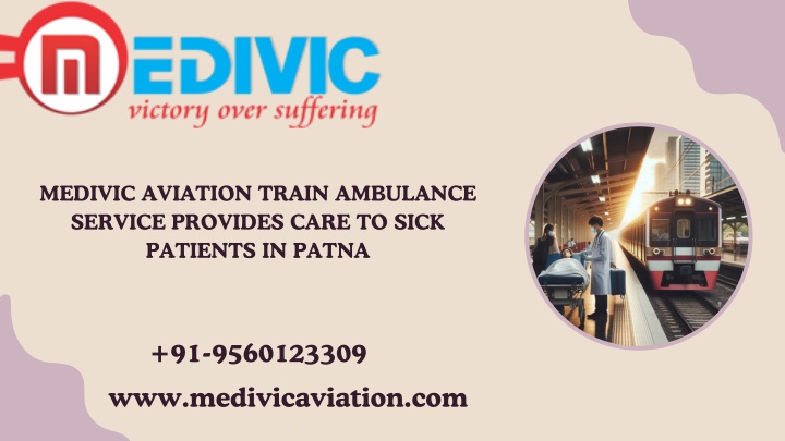 medivic aviation train ambulance service provides