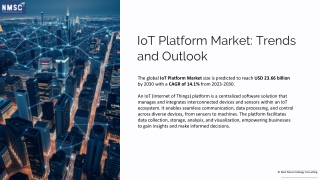 iot platform market trends and outlook