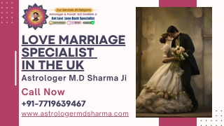 Love Marriage Specialist in the UK – The Key to Solving Your Relationship Issues