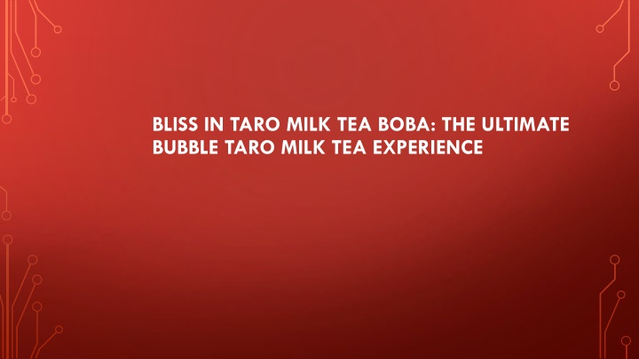 bliss in taro milk tea boba the ultimate bubble taro milk tea experience