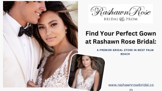 Discover the Perfect Wedding Dress at West Palm Beach’s Top Bridal Store