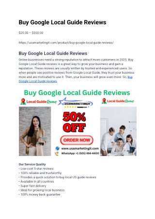 Buy Google Local Guide Reviews Without Getting Scammed