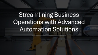 Automatic Operation Solutions-Web Synergies