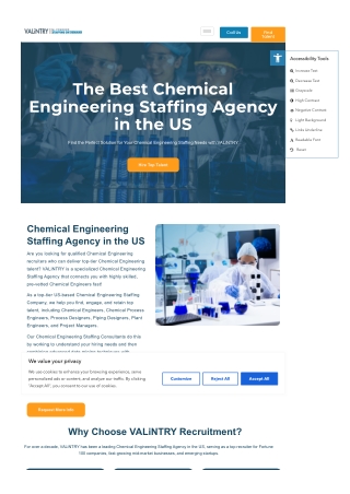 Chemical Engineering Staffing Services