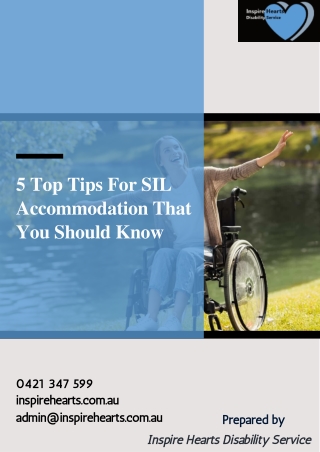5 Top Tips For SIL Accommodation That You Should Know